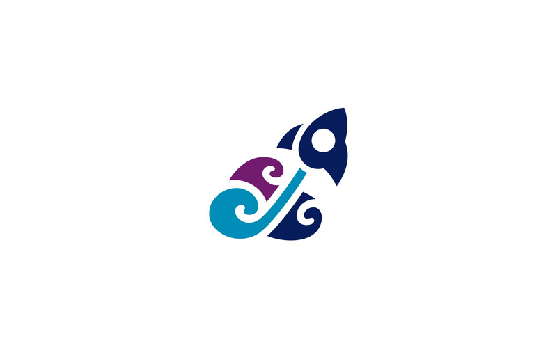 Rocket Cloud Logo Template - Features Image 1