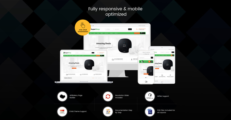 Super Shop - Multifunctioneel WooCommerce-thema - Eigenschappen Afbeelding 2