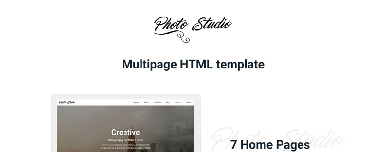 Photo Studio - Photo Portfolio Creative Website Template - Features Image 1