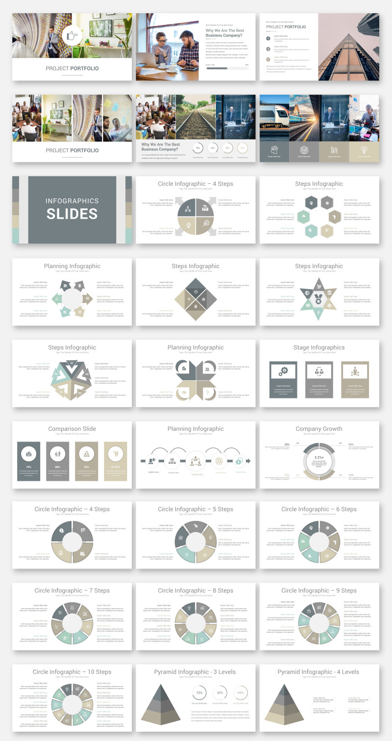 Business Style -2 In 1 modèle PowerPoint Premium #71499 - Image 3