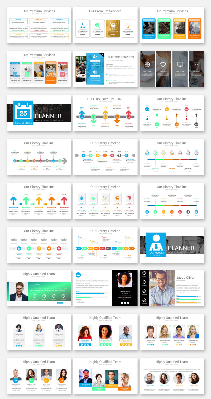 Business Style -2 In 1 modèle PowerPoint Premium #71499 - Image 8
