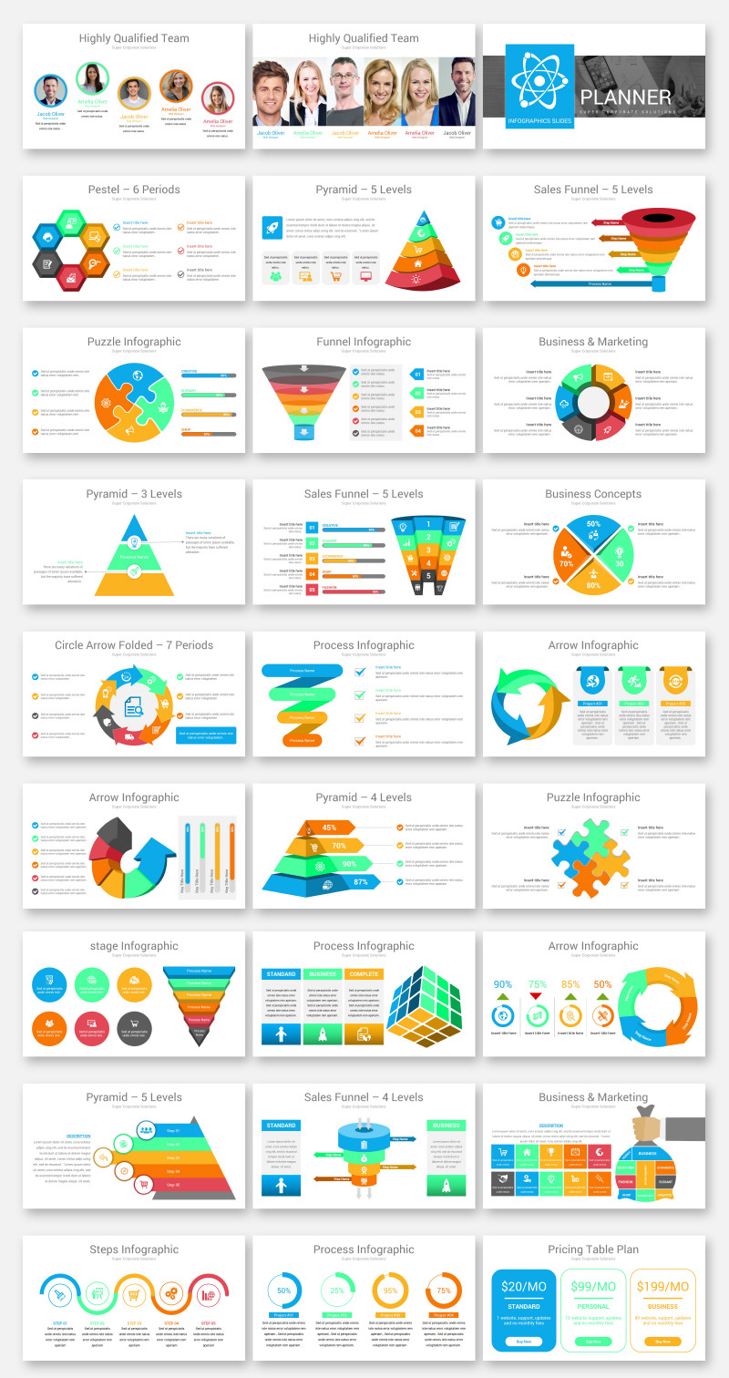 Business Style -2 In 1 modèle PowerPoint Premium #71499 - Image 9