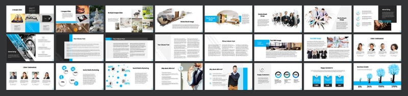 Flexible PowerPoint template #65151 - TemplateMonster