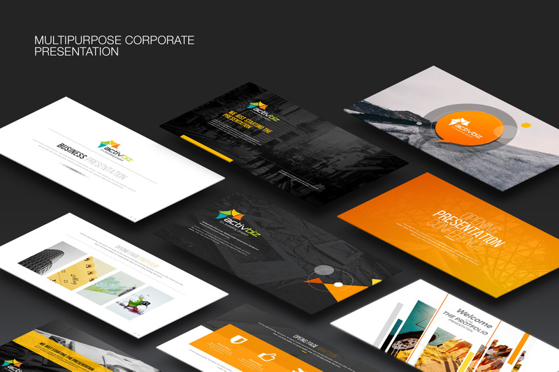 Modello PowerPoint aziendale di ActivBiz - Caratteristiche Immagine 1