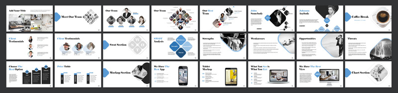 Round PowerPoint template - Features Image 3