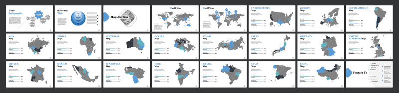 Round PowerPoint template - Features Image 6