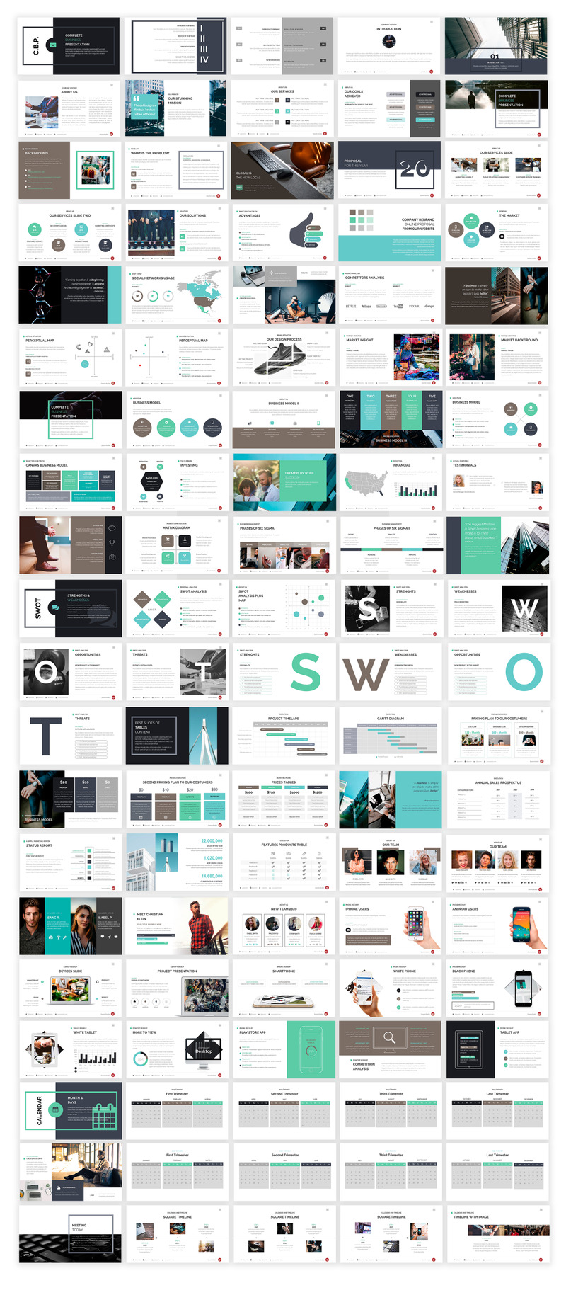 Complete Business PowerPoint Template - Features Image 2