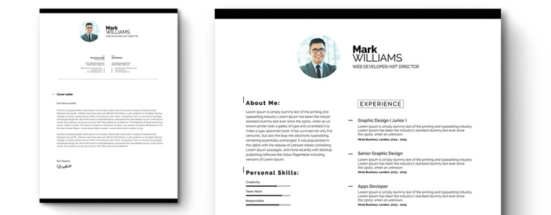 Minimal Resume/CV Resume Template - Features Image 2