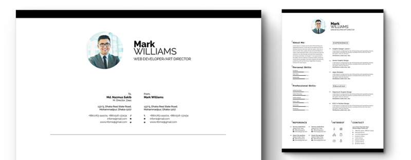 Minimal Resume/CV Resume Template - Features Image 3