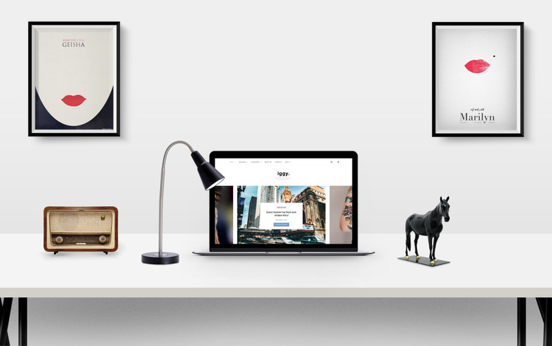 Iggy - Clean Blog & Magazine WordPress Theme - Features Image 1
