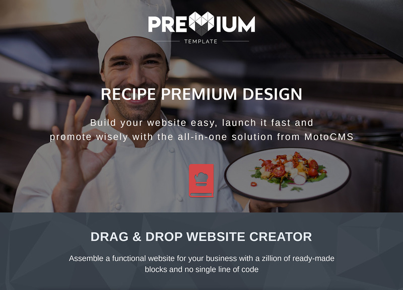 Culinary - Recipe Moto CMS 3-mall #73444 - Funktionsbild 1