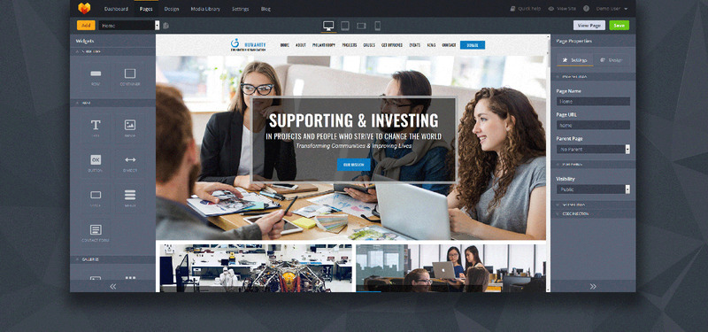Humanity - Foundation Moto CMS 3 Template - Features Image 2