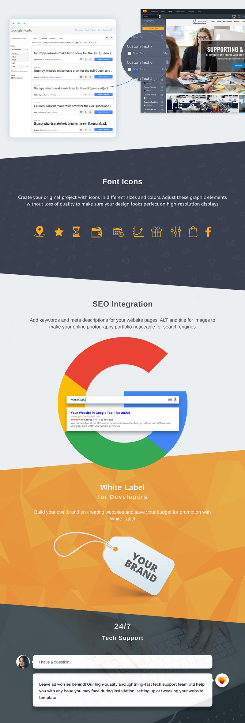 Humanity - Foundation Moto CMS 3 Template - Features Image 5