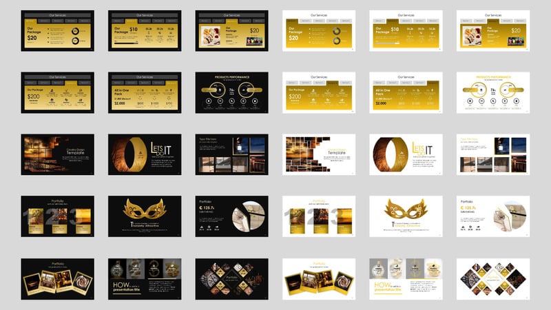 The Elegant PowerPoint template #72012 - TemplateMonster