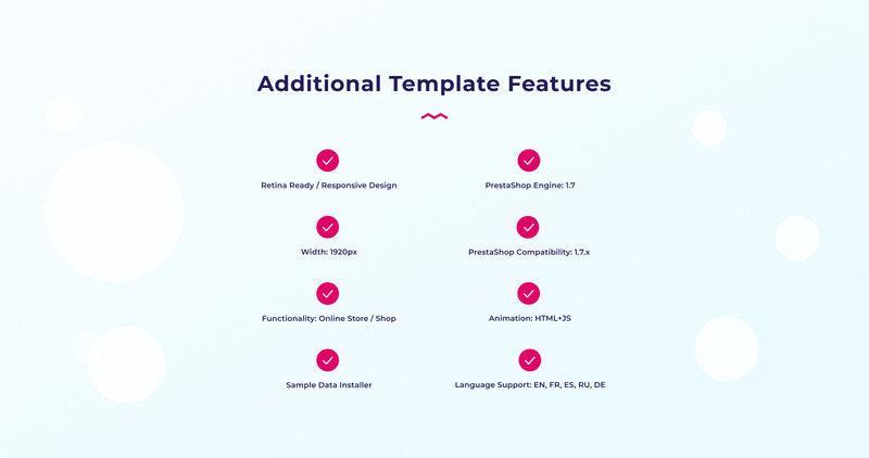 Eveprest Pets 1.7 - Háziállatok áruháza PrestaShop téma - Features Image 6