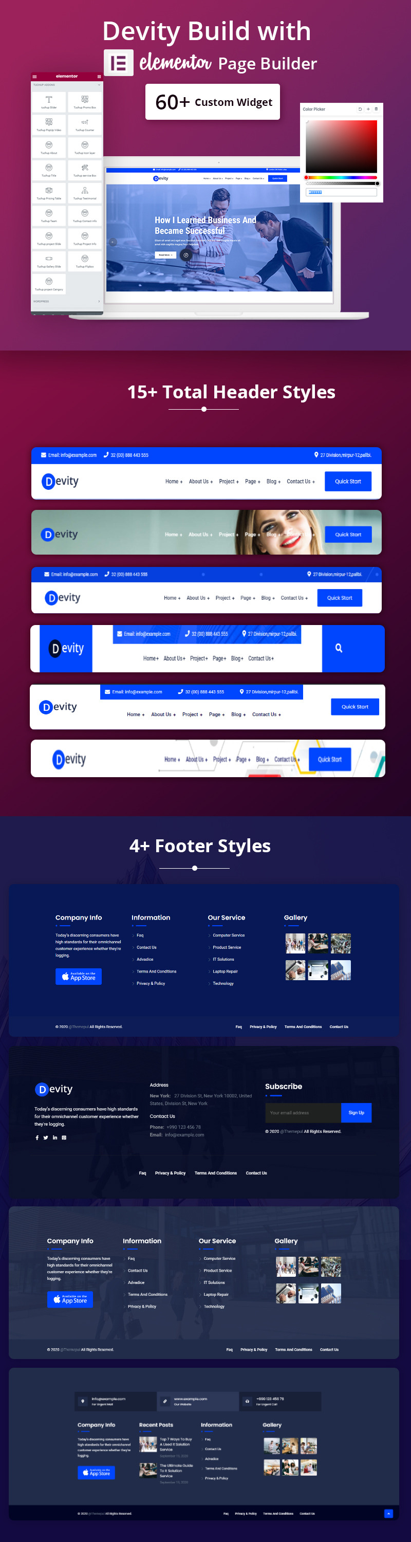 Devity - IT Solutions Business Service WordPress Theme - Features Image 2