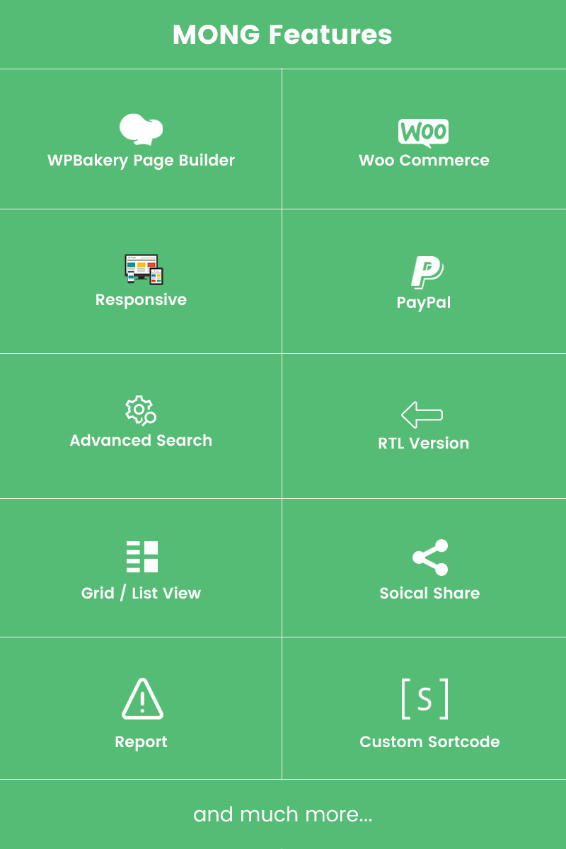 Mong MultiPurpose & WordPress WooCommerce Theme thème WooCommerce adaptatif #73970 - Image 4
