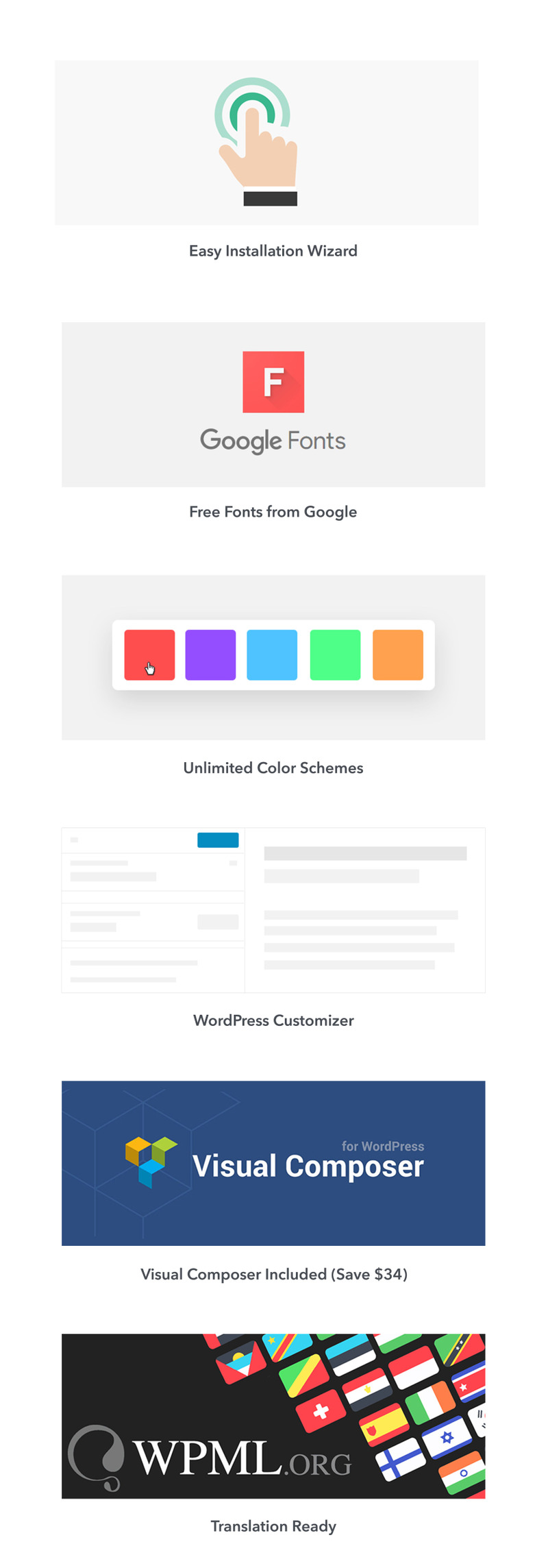 Unisco - Education, School, College & University WordPress Theme - Features Image 1