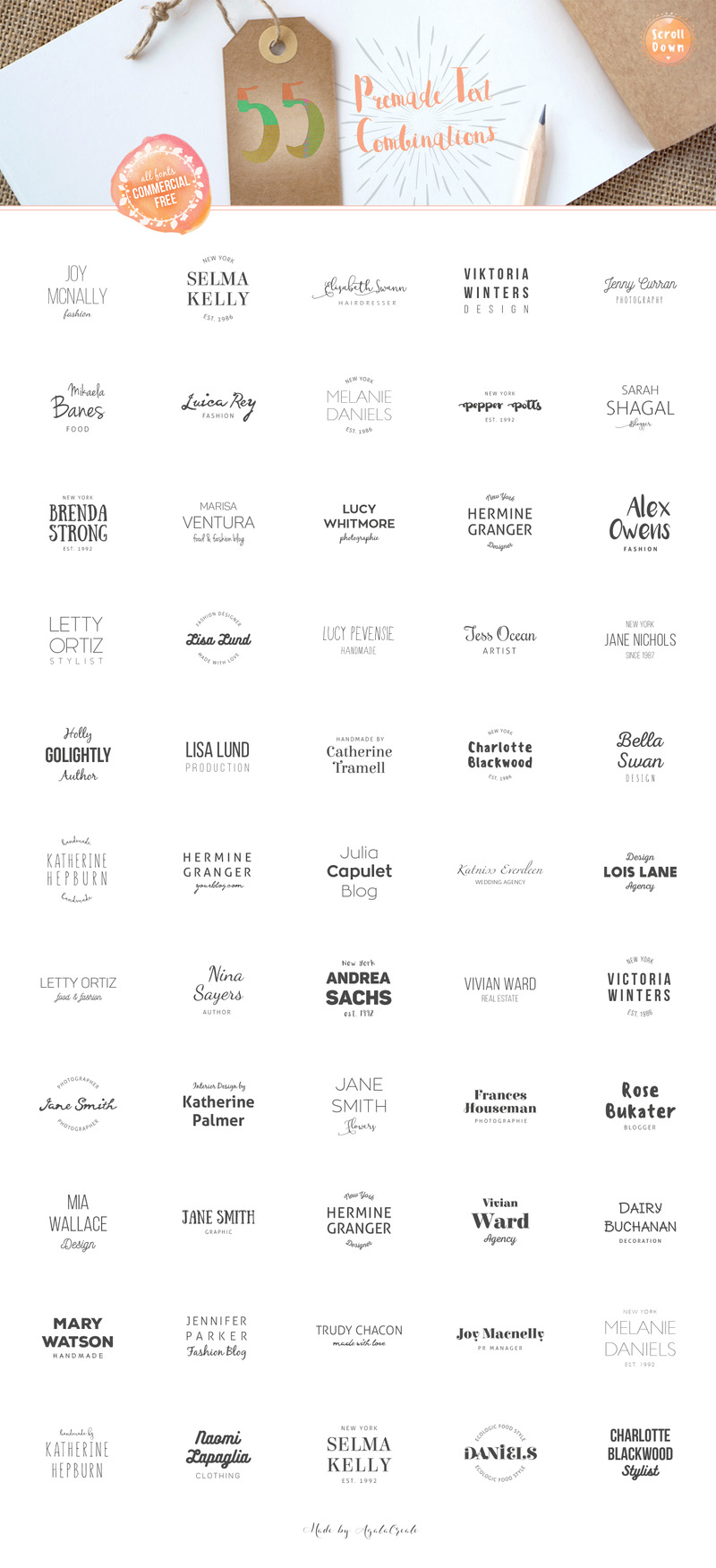 Logo Creator 380+ Elements & Mock-Ups Logo Template - Features Image 5