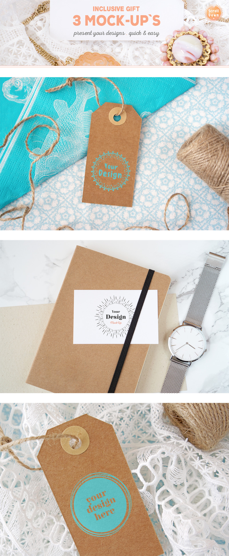 Logo Creator 380+ Elements & Mock-Ups Logo Template - Features Image 9