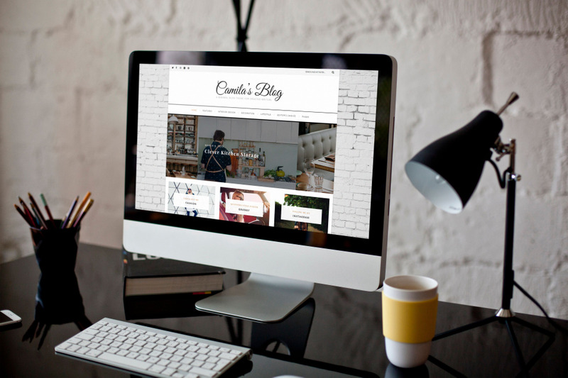 Camila - Minimal Blog WordPress Theme - Features Image 1
