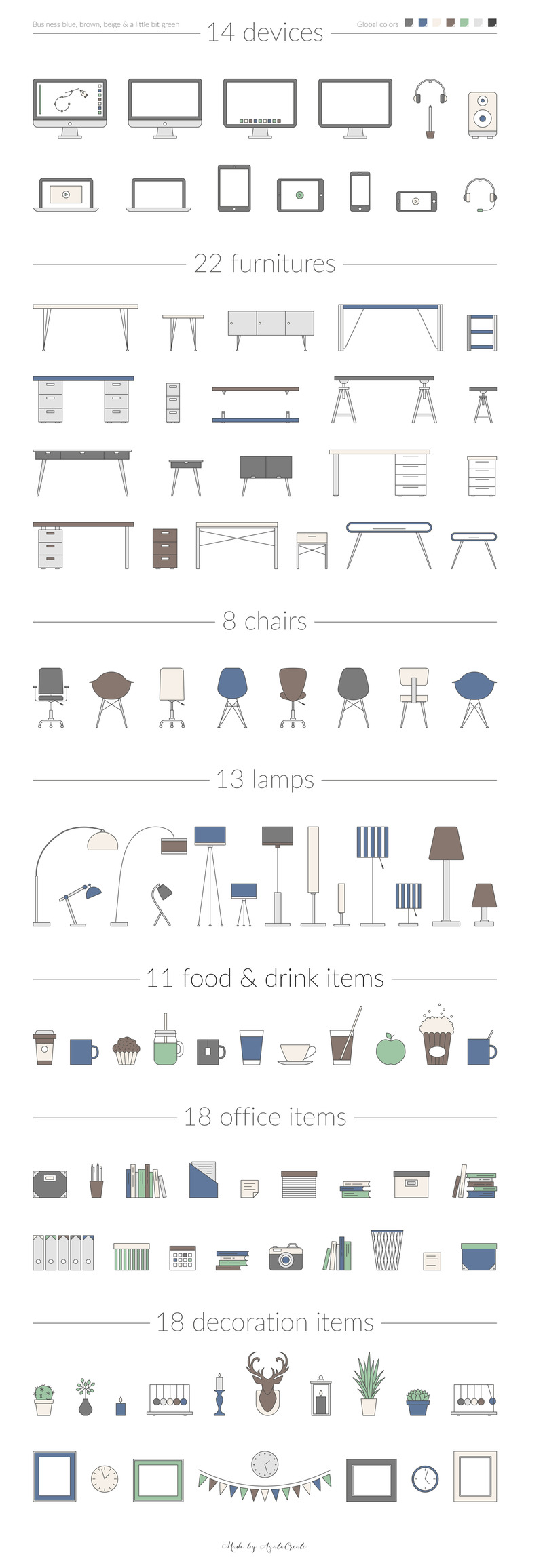 Płaski Kreator Sceny Wektorowej - Ilustracja - Obraz funkcji 1