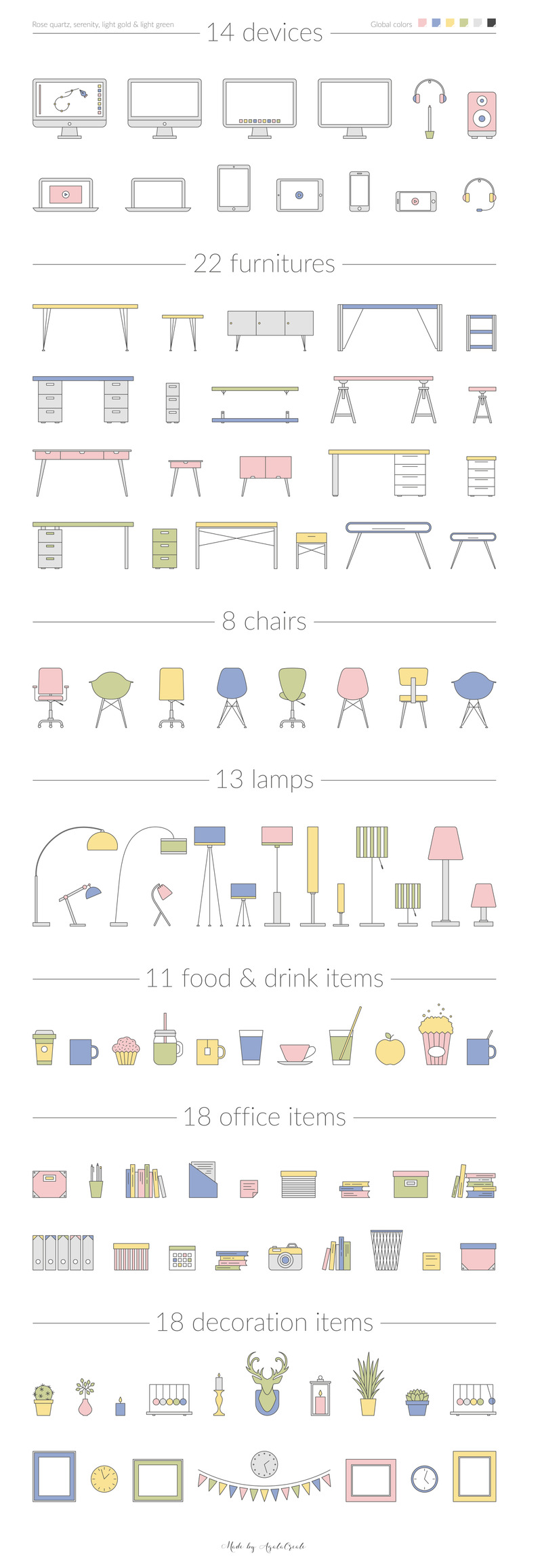 Płaski Kreator Sceny Wektorowej - Ilustracja - Obraz funkcji 2