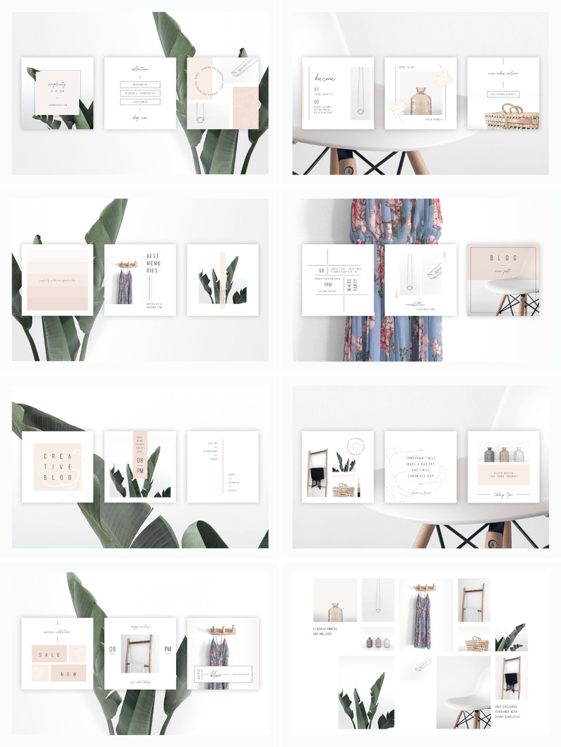 ANIMATED Instagram Posts – Peony Social Media Template - Features Image 1