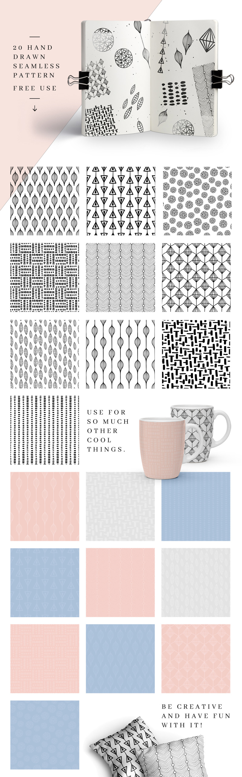 MALINA 24 Pages Brochure + 20 Pattern - Corporate Identity Template - Features Image 2