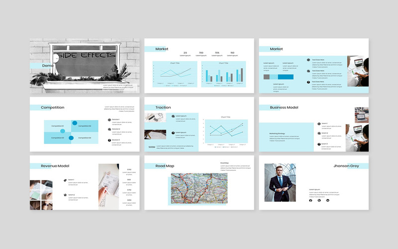 Marketing Strategy - Creative Business Pitch Deck PowerPoint template - Features Image 2