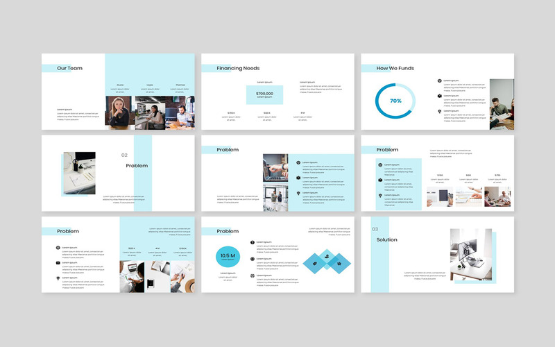 Marketing Strategy - Creative Business Pitch Deck PowerPoint template - Features Image 3