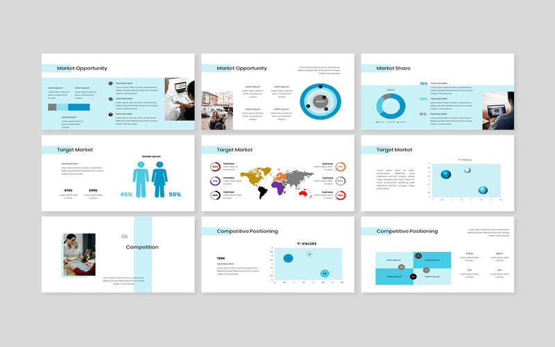 Marketing Strategy - Creative Business Pitch Deck PowerPoint template - Features Image 7