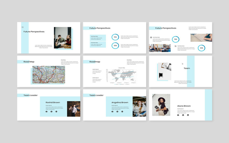 Marketing Strategy - Creative Business Pitch Deck PowerPoint template - Features Image 11