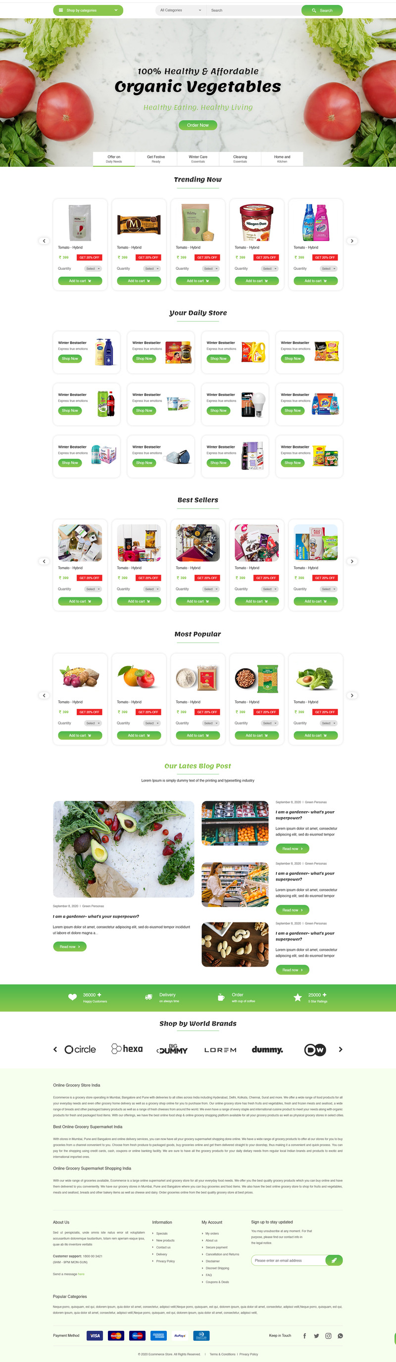 Ecomerc - A Multipurpose E-Commerce Online Store PSD Template - Features Image 1