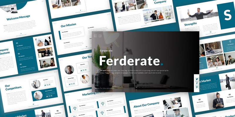 Modello PowerPoint di presentazione aziendale di Ferderate - Caratteristiche Immagine 1