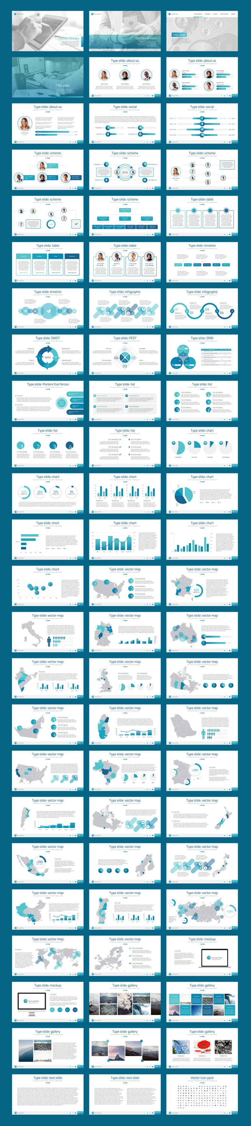 Marketing Agency PowerPoint template - Features Image 1
