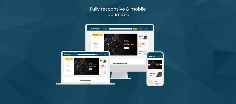 Everyou - Multipurpose Mega Store Magento Theme Magento sablon 74852 - Képpel 1