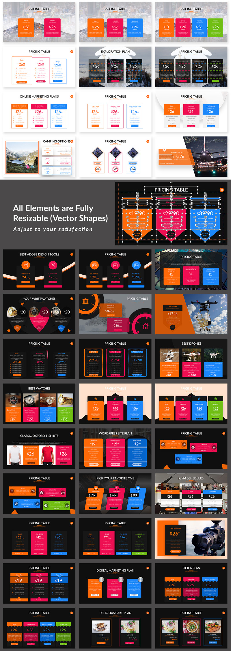 Pricing Table v2.0 PowerPoint Template - Features Image 6