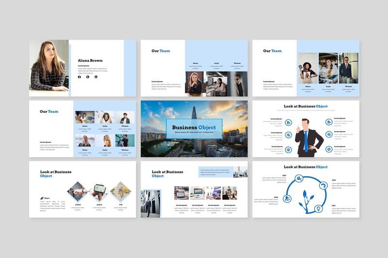 Business Plan  - Creative Business Plan PowerPoint template - Features Image 7