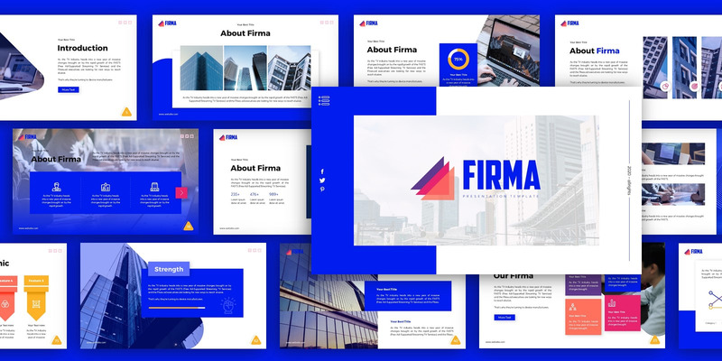 Шаблон PowerPoint для бизнес-презентации Фирмы - Features Image 2