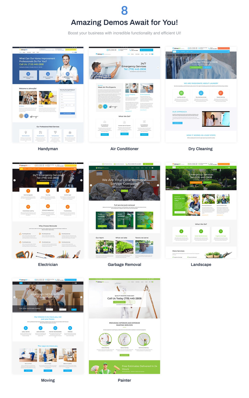 JohnnyGo - Multipurpose Home Services №62555 - Изображения фич 2