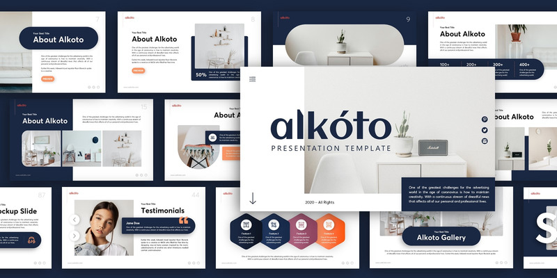 Szablon Alkoto Creative Presentation PowerPoint - Obraz funkcji 2