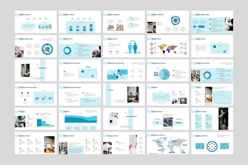 Multipurpose Bundle - Creative Business PowerPoint template