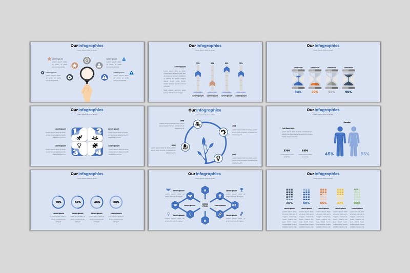 Firmenprofil - Kreativer Geschäftsplan Google Slides - Eigenschaften Bild 9