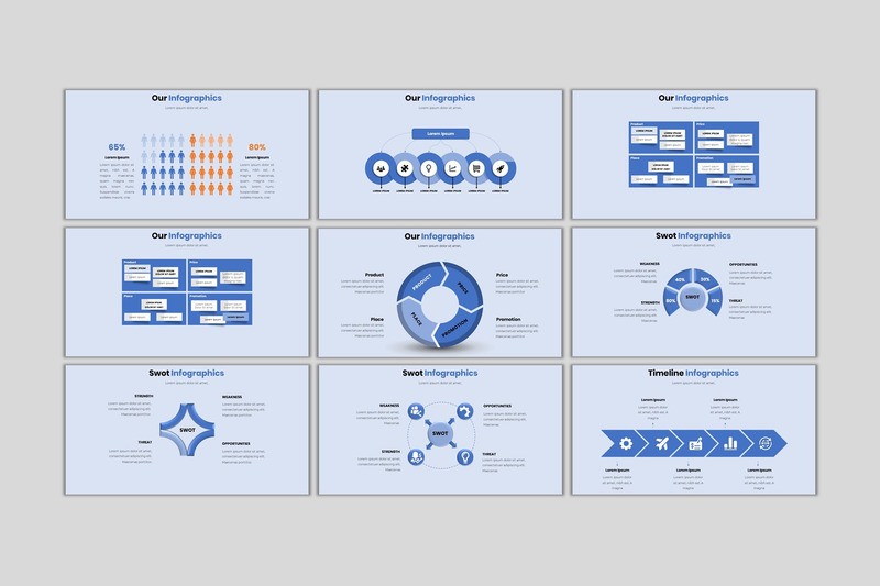 Firmenprofil - Kreativer Geschäftsplan Google Slides - Eigenschaften Bild 10