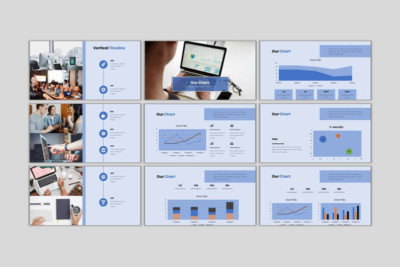 Firmenprofil - Kreativer Geschäftsplan Google Slides - Eigenschaften Bild 13