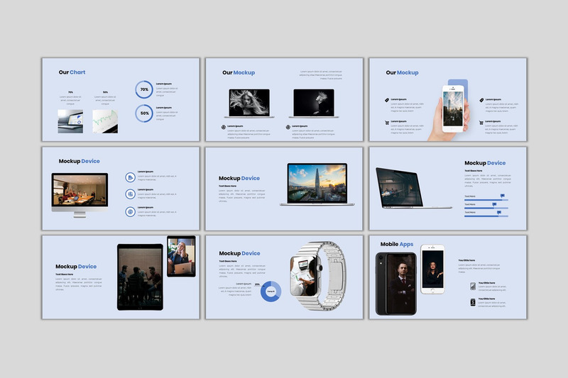 Firmenprofil - Kreativer Geschäftsplan Google Slides - Eigenschaften Bild 14