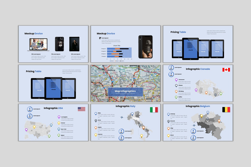 Firmenprofil - Kreativer Geschäftsplan Google Slides - Eigenschaften Bild 15