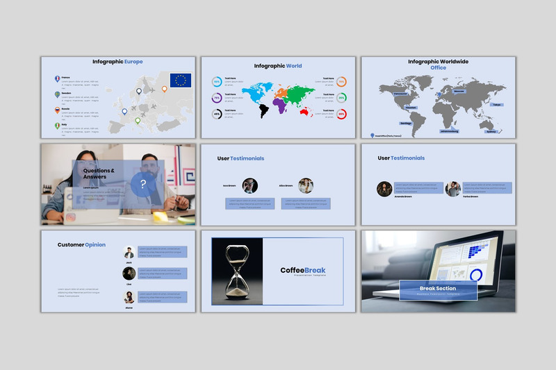 Firmenprofil - Kreativer Geschäftsplan Google Slides - Eigenschaften Bild 17