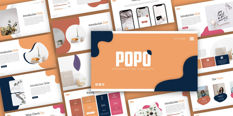 Modelo de apresentação do Popo Creative PowerPoint - Features Image 1